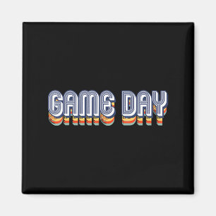 Vintage Spieltag Retro-Fußball Volleyball Fußball Magnet