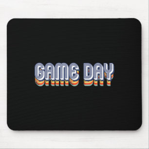 Vintage Spieltag Retro-Fußball Volleyball Fußball  Mousepad