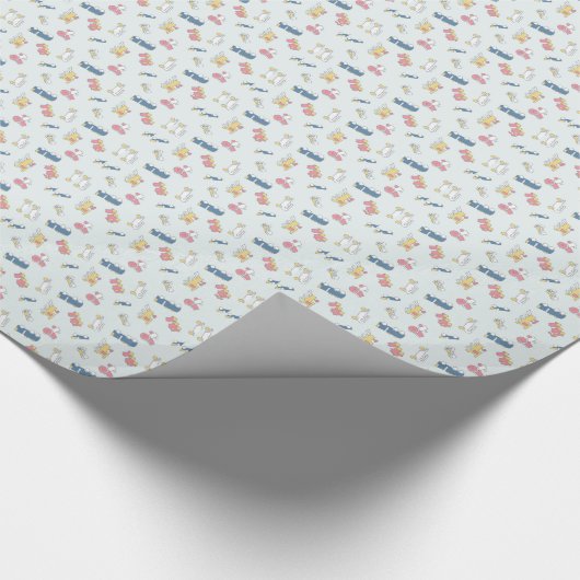 Vintage Spielwaren Geschenkpapier (Ecke)