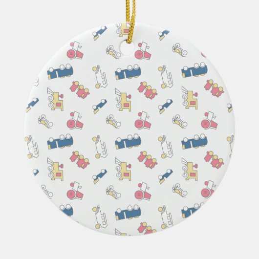 Vintage Spielwaren Keramikornament (Vorne)