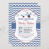 Vintage Spielzeug-Babydusche Einladung (Vorne/Hinten)