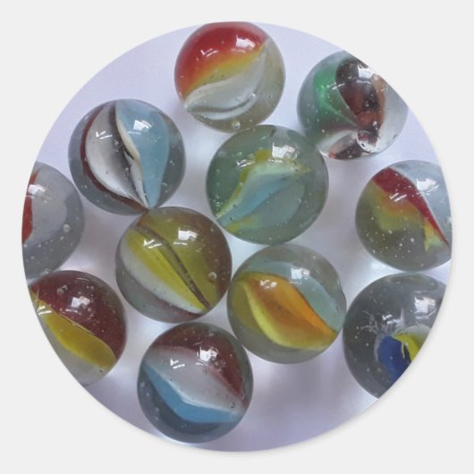 Vintage Spielzeugkatzenarben Runder Aufkleber (Vorderseite)