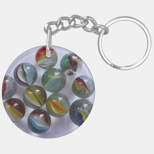 Vintage Spielzeugkatzenarben Schlüsselanhänger (Rückseite rechts)