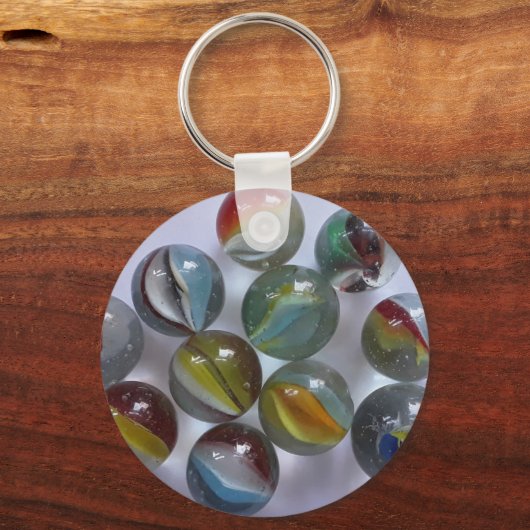 Vintage Spielzeugkatzenarben Schlüsselanhänger (Vorderseite)