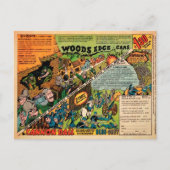 Vintage Spielzeugsoldaten Spielzeug und Postkarte (Vorderseite)