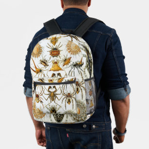 Vintage-Spinnen oder Spinnentiere von Ernst Haecke Bedruckter Rucksack