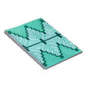 Vintage Spinnstoffgarnverschlussverfahren mit Grap Notizblock (Rechte Seite)