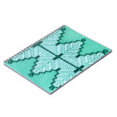 Vintage Spinnstoffgarnverschlussverfahren mit Grap Notizblock (Linke Seite)