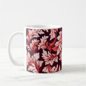 Vintage Spiral Barock Blätter, texturiert. Kaffeetasse (Links)