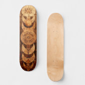 Vintage spiritual design skateboard (Vorderseite)
