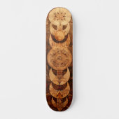 Vintage spiritual design skateboard (Vorderseite)