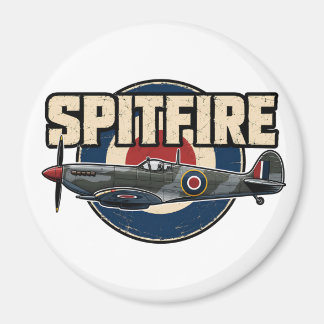 Vintage Spitfire WWII-Kampfflugzeug Magnet