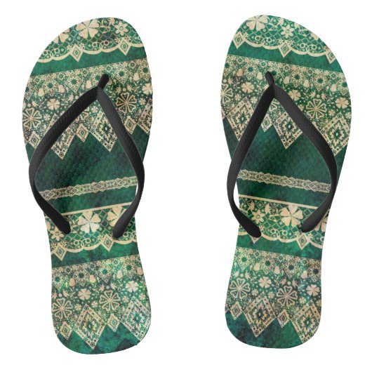 Vintage Spitze Badesandalen (Fußbett)