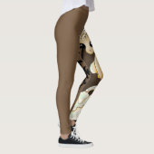 Vintage Spitze-Drache-Leggings Leggings (Rechts)