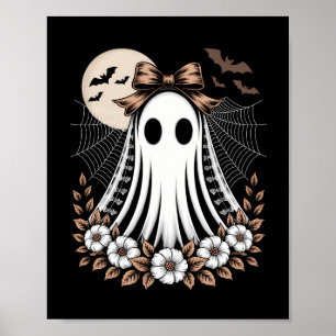 Vintage-Spitze-Geist-Halloween Poster