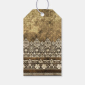 Vintage Spitze Geschenkanhänger (Rückseite)