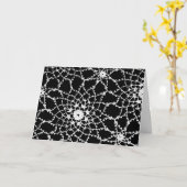 Vintage Spitze Karte (Gelbe Blume)