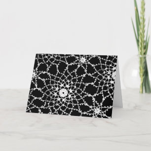 Vintage Spitze Karte