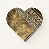 Vintage Spitze Notizblock (Rückseite)