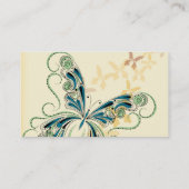 Vintage Spitze Visitenkarte (Rückseite)