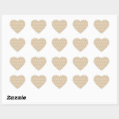 Vintage Spitzen-Heart-Sticker Herz-Aufkleber (Blatt)