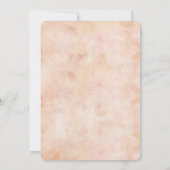 Vintage Spitzen-Rose Altpapier SWEET 16 Einladung (Rückseite)