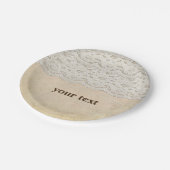 Vintage Spitzen Rustikal Romance Hochzeitsfeier Te Pappteller (Schrägansicht)