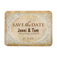 Vintage Spitzen Rustikale Hochzeit Sichern Sie das