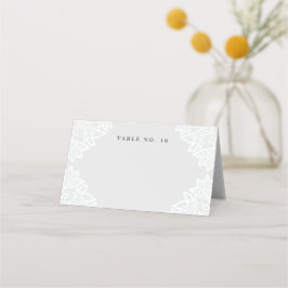 Vintage Spitzen-Taufzelt-Platzkarten Platzkarte