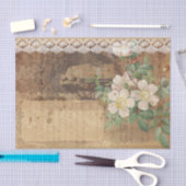 Vintage Spitzen und Fotografien Seidenpapier (Handwerk)