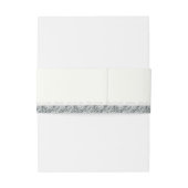 Vintage Spitzen und Perlen Einladungsbanderole (Rückseitenbeispiel)