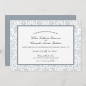 Vintage Spitzenangelegenheit| Hochzeit Einladung (Vorne/Hinten)