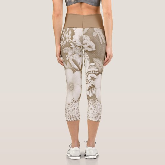 Vintage Spitzengestaltung der Capris (Rückseite)