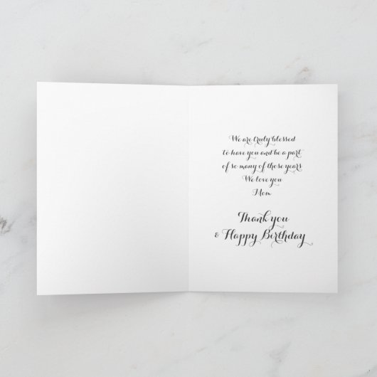 Vintage Spitzengestaltung mit Foto Karte (Innenseite)