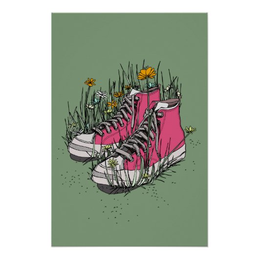 Vintage Spitzenkläger Poster (Vorderseite)