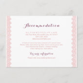 Vintage Spitzenwohnung rustikal Begleitkarte (Vorderseite)