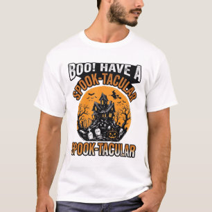 Vintage Spook-Tacular Halloween Gruselhaus-Shirt T-Shirt
