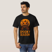 Vintage SPOOKSAISON Jack-O'-Lantern Halloween T-Shirt (Vorne ganz)