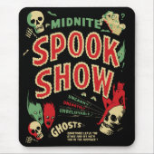 Vintage Spookshow Mausunterlage Mousepad (Vorne)