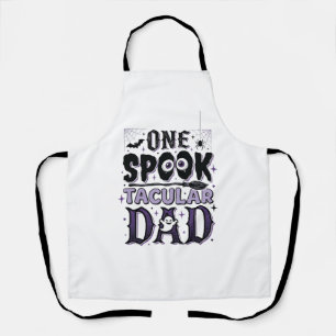 Vintage Spooktacular Dad Halloween-Shirt-Design_1 Schürze