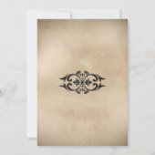 Vintage Spooktacular Halloween Geburtstagsparty Einladung (Rückseite)