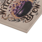 Vintage Spooky Script Halloween Theme Hexenboard Schneidebrett (Ecke)