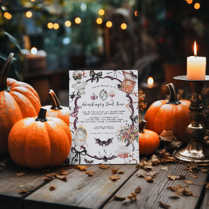 Vintage Spooky Soirée Cottagecore Halloween Einladung