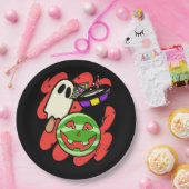 Vintage Spooky Summerween Wassermelone - Spooky Su Pappteller (Party)