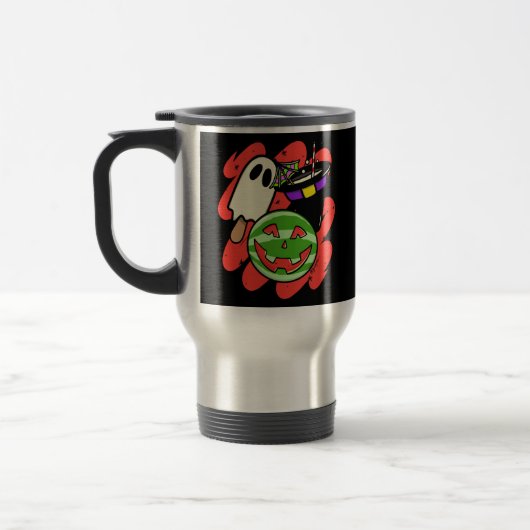 Vintage Spooky Summerween Wassermelone - Spooky Su Reisebecher (Links)