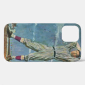 Vintage-Sport Baseball, Pitcher im Baseballspiel Case-Mate iPhone Hülle (Rückseite (Horizontal))