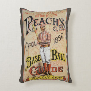 Vintage-Sport Baseball, Reach's Guide-Cover-Art Dekokissen