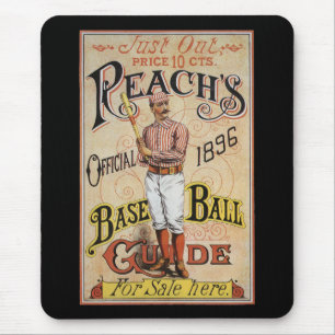 Vintage-Sport Baseball, Reach's Guide Cover Art Mousepad
