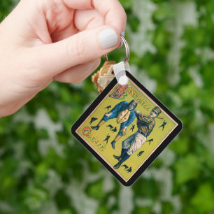 Vintage-Sport Baseballspieler beim Heimspiel Schlüsselanhänger