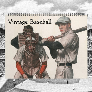 Vintage-Sport Baseballspieler, Teams, Athleten Kalender